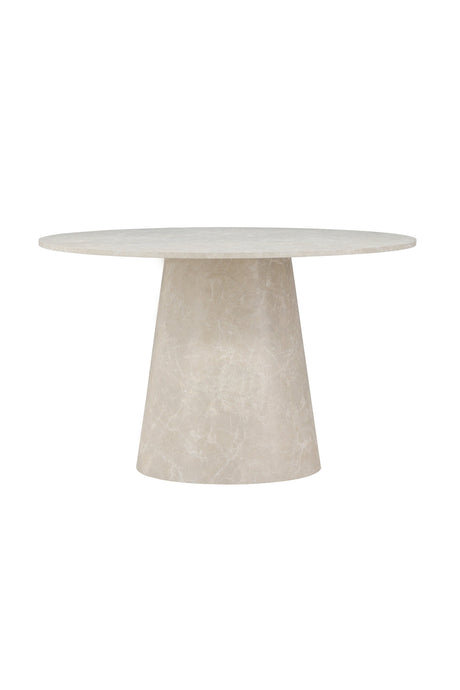 Lanzo runder Esstisch - beige/MDF - Runde Esstische - ALVAHOME