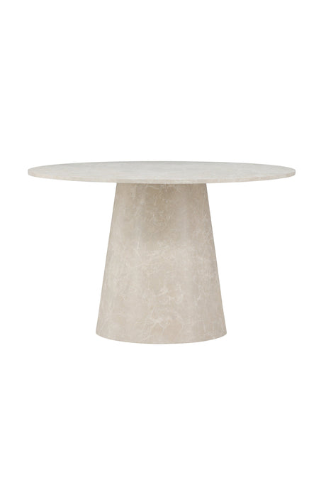 Lanzo runder Esstisch - beige/MDF - Runde Esstische - ALVAHOME