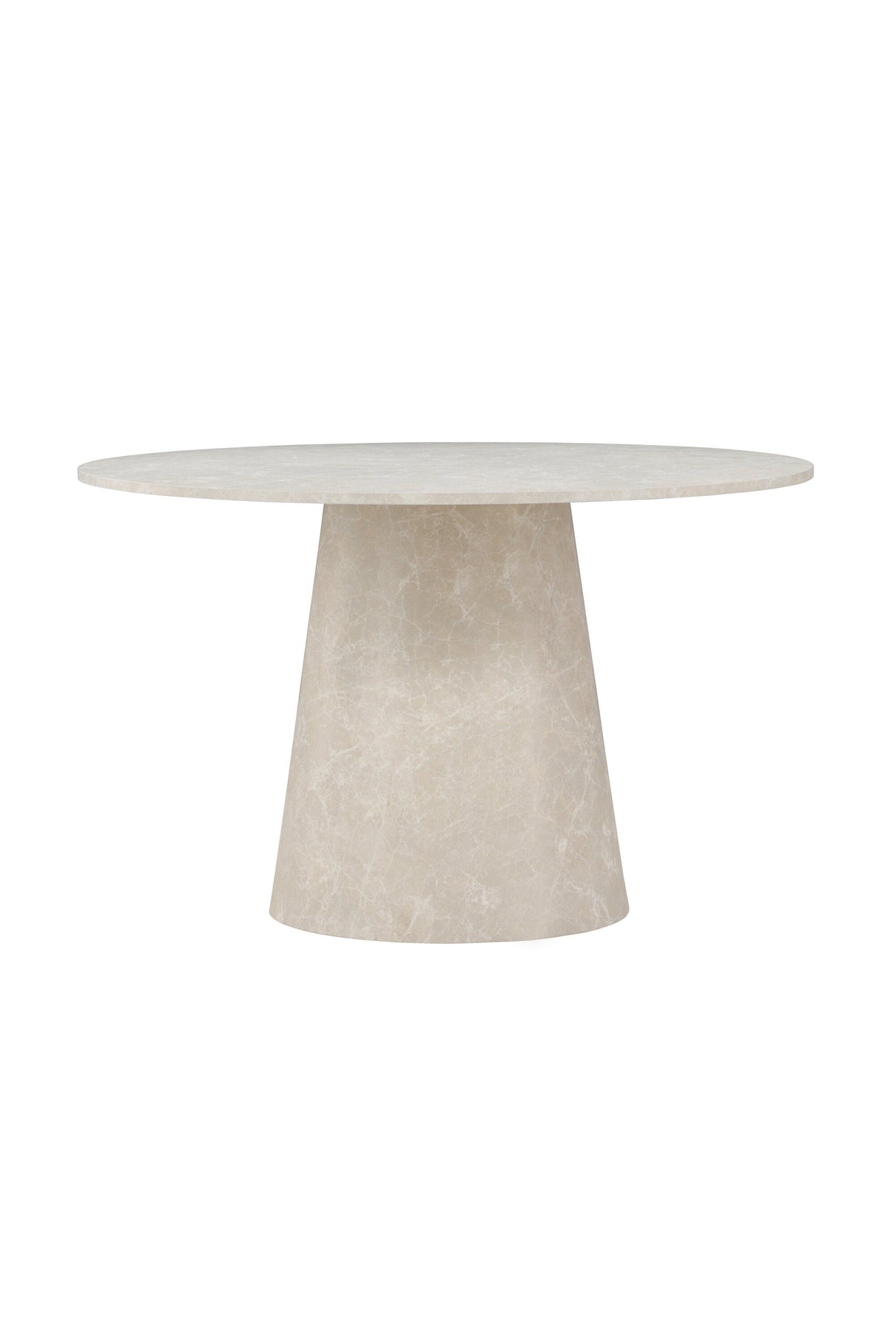 Lanzo runder Esstisch - beige/MDF - Runde Esstische - ALVAHOME