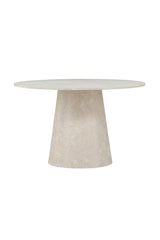 Lanzo runder Esstisch - beige/MDF - Runde Esstische - ALVAHOME