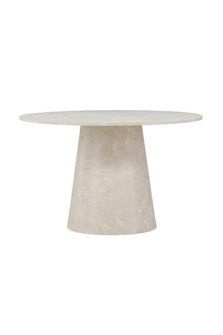 Lanzo runder Esstisch - beige/MDF - Runde Esstische - ALVAHOME