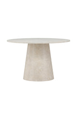 Lanzo runder Esstisch - beige/MDF - Runde Esstische - ALVAHOME