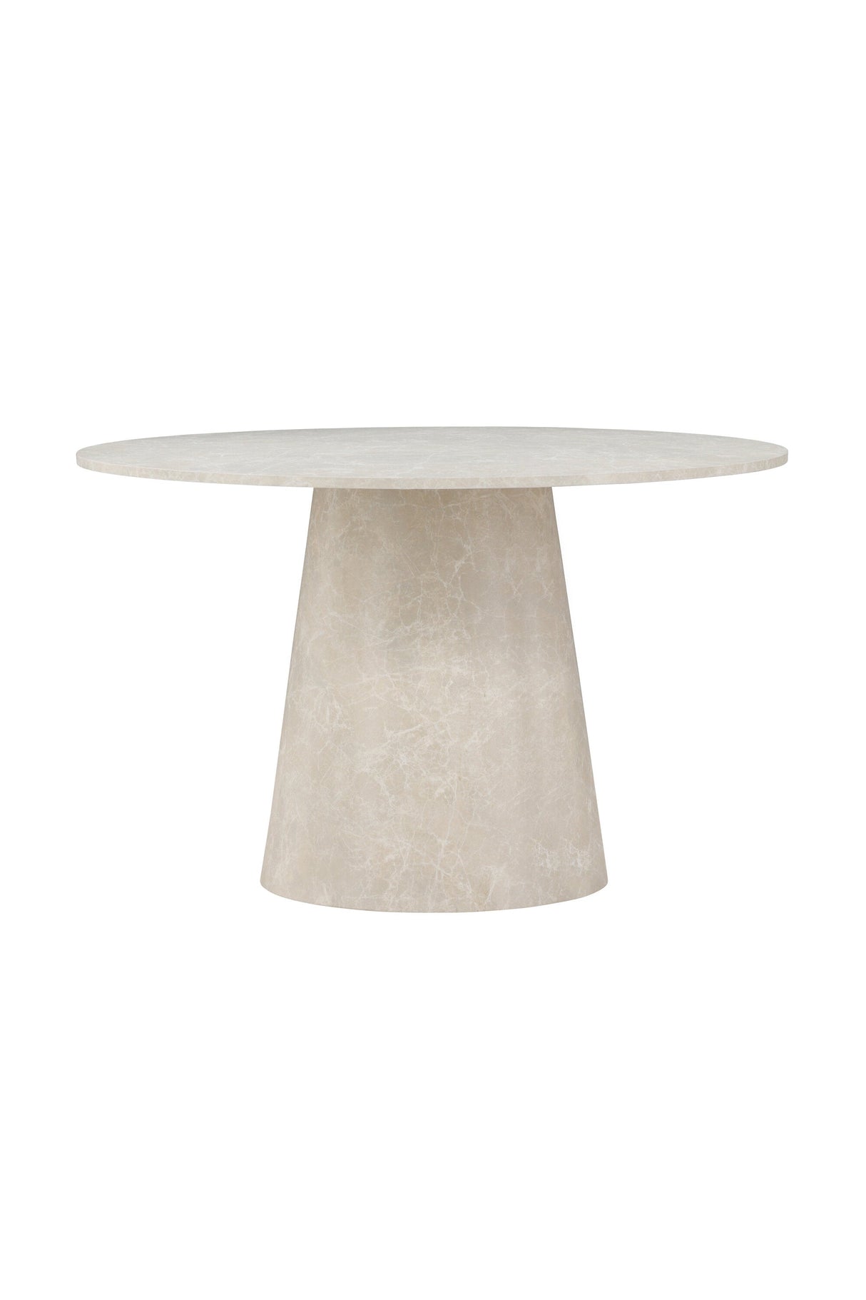 Lanzo runder Esstisch - beige/MDF - Runde Esstische - ALVAHOME