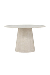 Lanzo runder Esstisch - beige/MDF - Runde Esstische - ALVAHOME