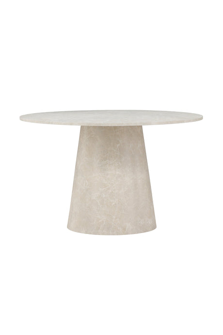 Lanzo runder Esstisch - beige/MDF - Runde Esstische - ALVAHOME