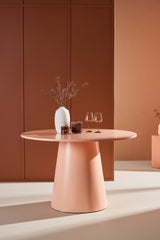 Lanzo runder Esstisch - peach/MDF - Runde Esstische - ALVAHOME