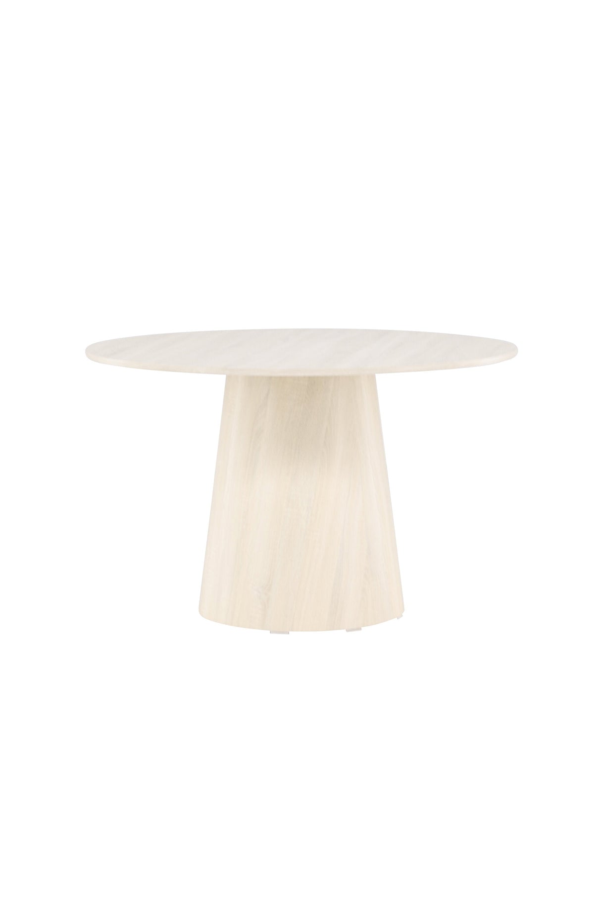Lanzo runder Esstisch - white - wash/MDF - Runde Esstische - ALVAHOME