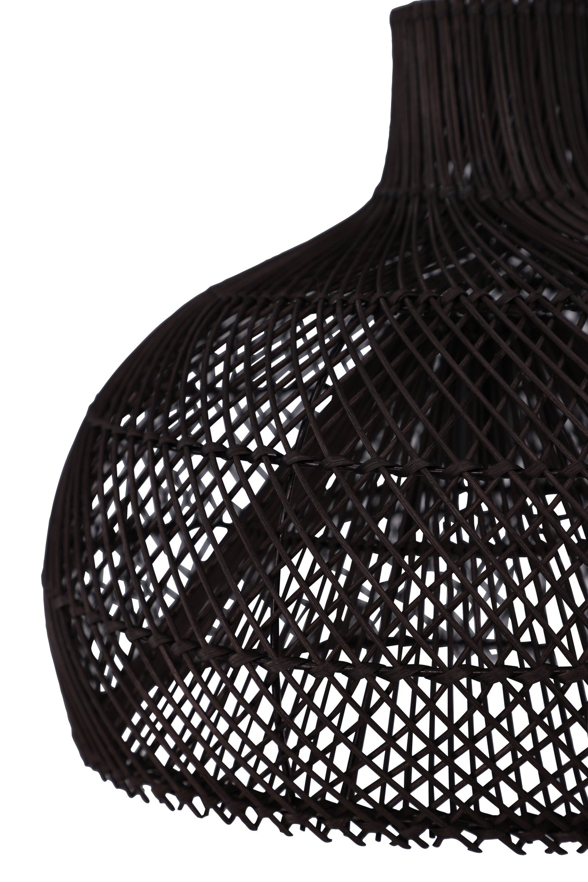 Laroche Pendelleuchte - schwarz/Rattan - Pendelleuchten - ALVAHOME