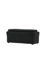 Laurel Ottoman - schwarz/Bouclé - Ottomane / Poufs - ALVAHOME