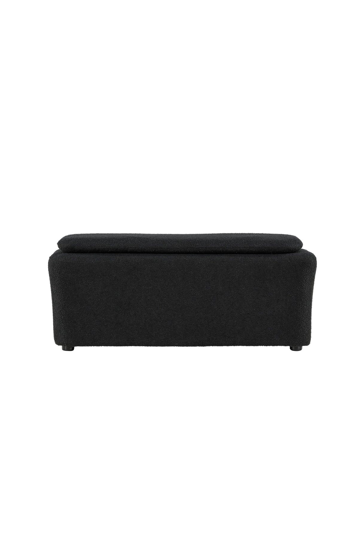 Laurel Ottoman - schwarz/Bouclé - Ottomane / Poufs - ALVAHOME
