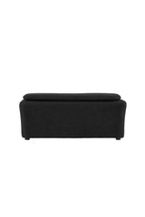 Laurel Ottoman - schwarz/Bouclé - Ottomane / Poufs - ALVAHOME