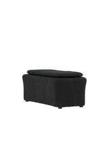 Laurel Ottoman - schwarz/Bouclé - Ottomane / Poufs - ALVAHOME