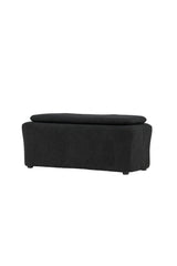 Laurel Ottoman - schwarz/Bouclé - Ottomane / Poufs - ALVAHOME
