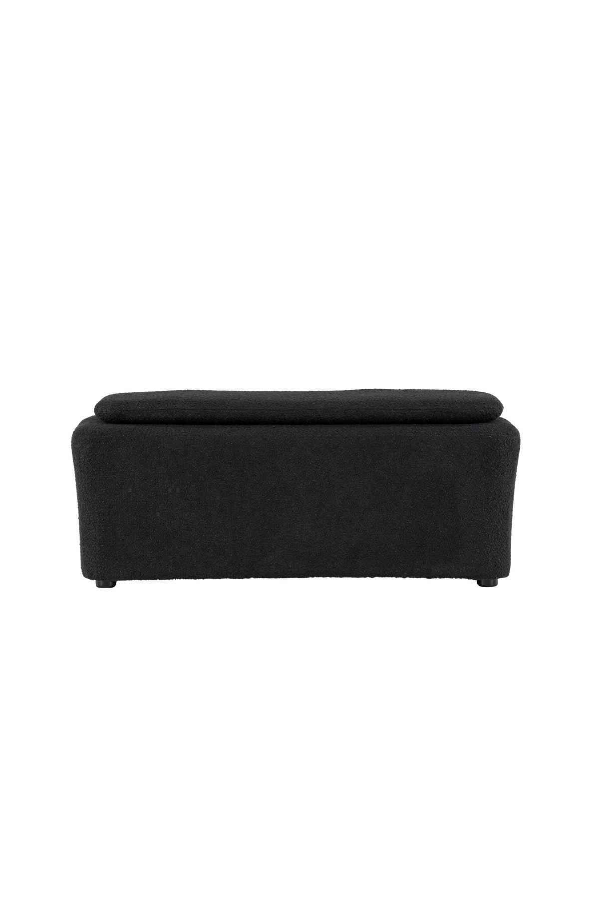 Laurel Ottoman - schwarz/Bouclé - Ottomane / Poufs - ALVAHOME