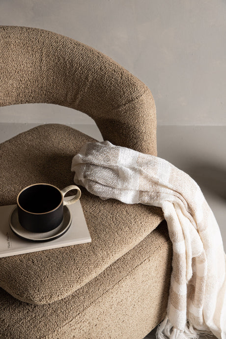 Laurel Sessel - beige/Stahl - Sessel - ALVAHOME