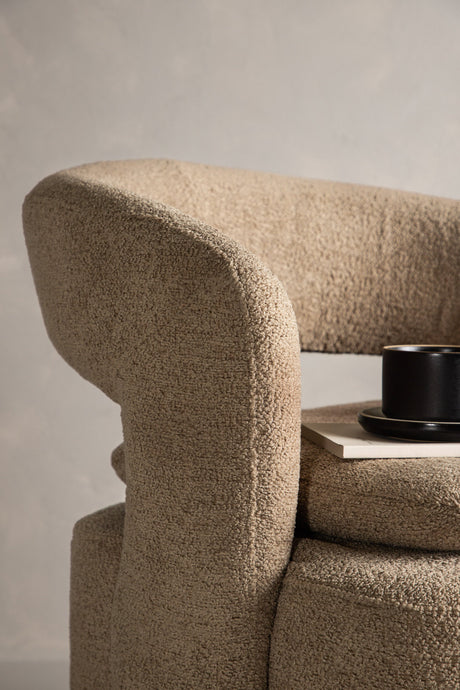 Laurel Sessel - beige/Stahl - Sessel - ALVAHOME