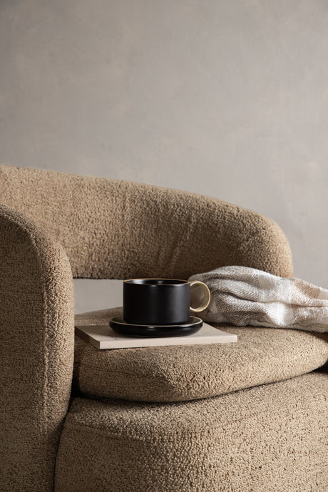 Laurel Sessel - beige/Stahl - Sessel - ALVAHOME