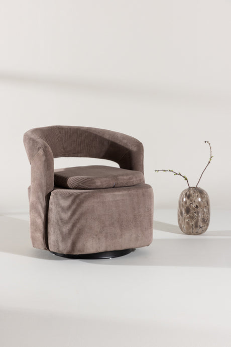 Laurel Sessel - braun/Polyester - Sessel - ALVAHOME
