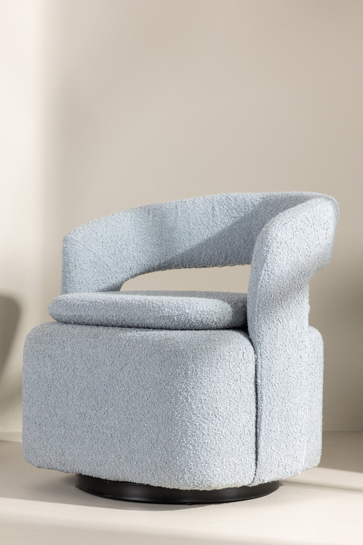 Laurel Sessel - hellblau/Stahl - Sessel - ALVAHOME