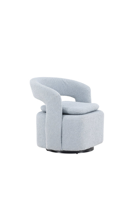 Laurel Sessel - hellblau/Stahl - Sessel - ALVAHOME
