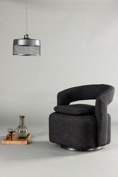 Laurel Sessel - schwarz/Stahl - Sessel - ALVAHOME
