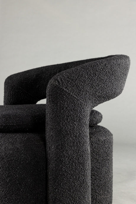 Laurel Sessel - schwarz/Stahl - Sessel - ALVAHOME