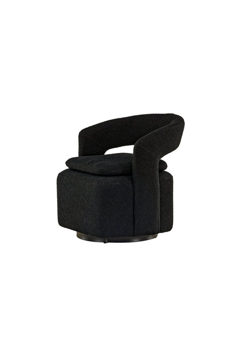Laurel Sessel - schwarz/Stahl - Sessel - ALVAHOME