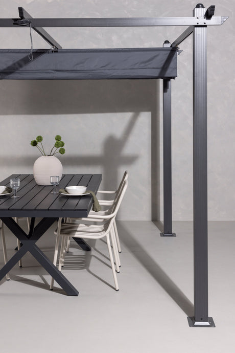 Lazio Pergola - grau/Aluminum - Pergolas - ALVAHOME