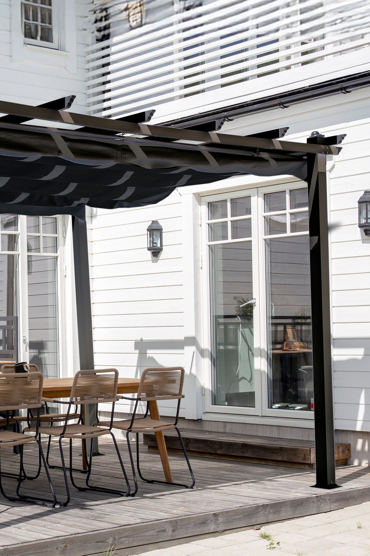 Lazio Pergola - schwarz/Aluminum - Pergolas - ALVAHOME