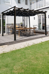 Lazio Pergola - schwarz/Aluminum - Pergolas - ALVAHOME