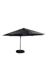 Leeds Sonnenschirm - schwarz/Aluminum - Sonnenschirme - ALVAHOME