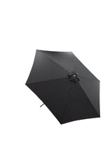 Leeds Sonnenschirm - schwarz/Polyester - Sonnenschirme - ALVAHOME