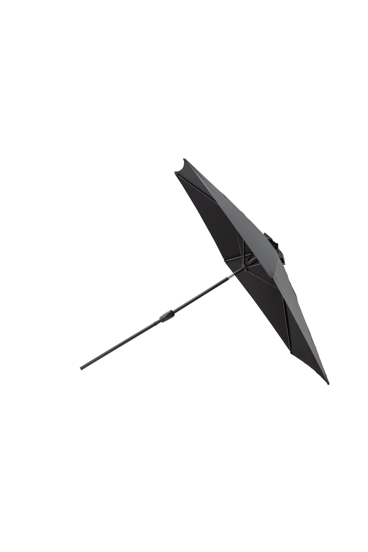 Leeds Sonnenschirm - schwarz/Polyester - Sonnenschirme - ALVAHOME