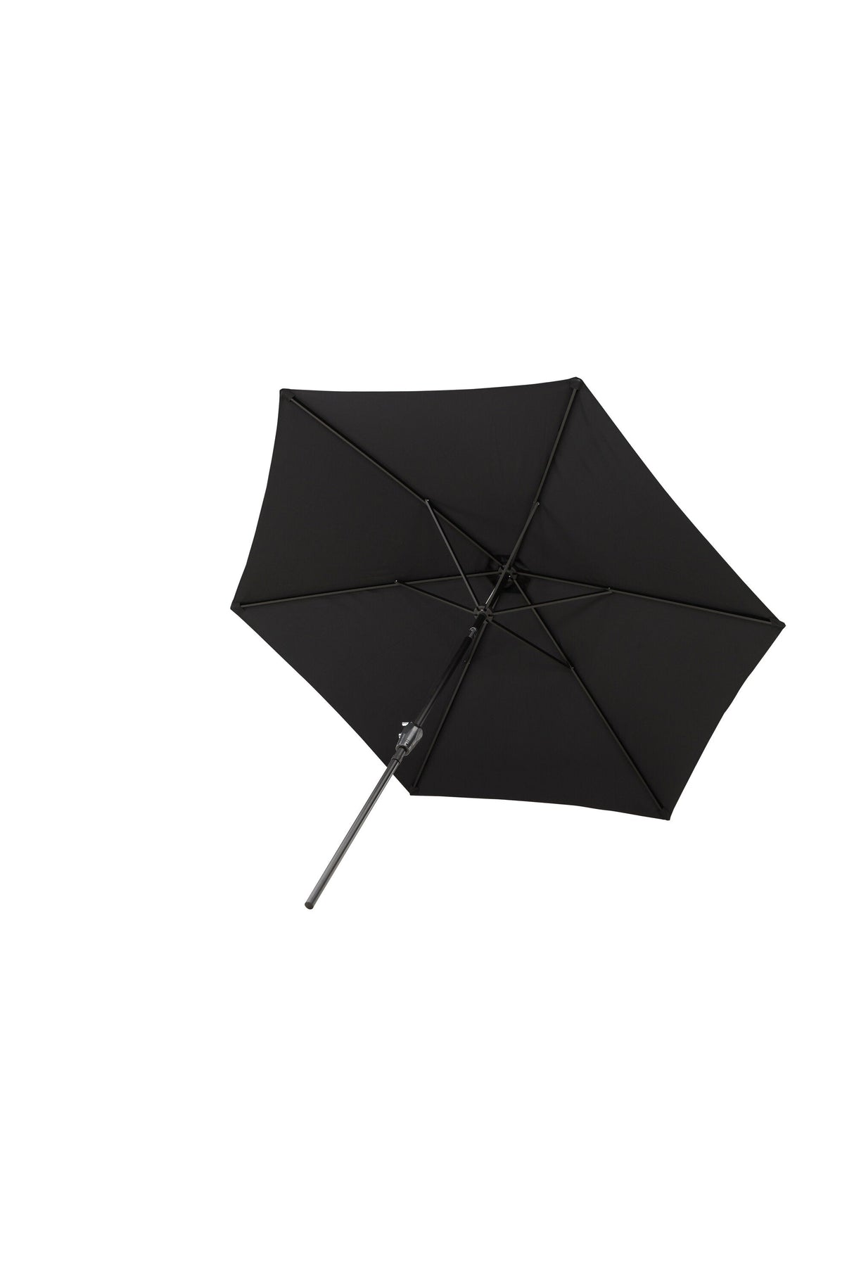 Leeds Sonnenschirm - schwarz/Polyester - Sonnenschirme - ALVAHOME