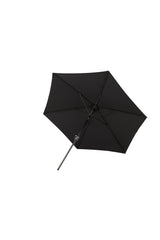 Leeds Sonnenschirm - schwarz/Polyester - Sonnenschirme - ALVAHOME