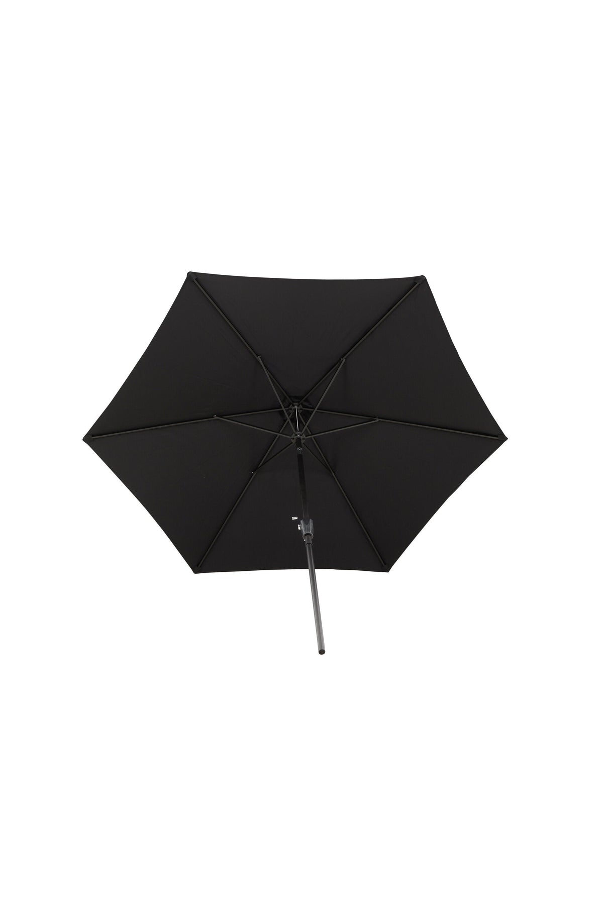 Leeds Sonnenschirm - schwarz/Polyester - Sonnenschirme - ALVAHOME