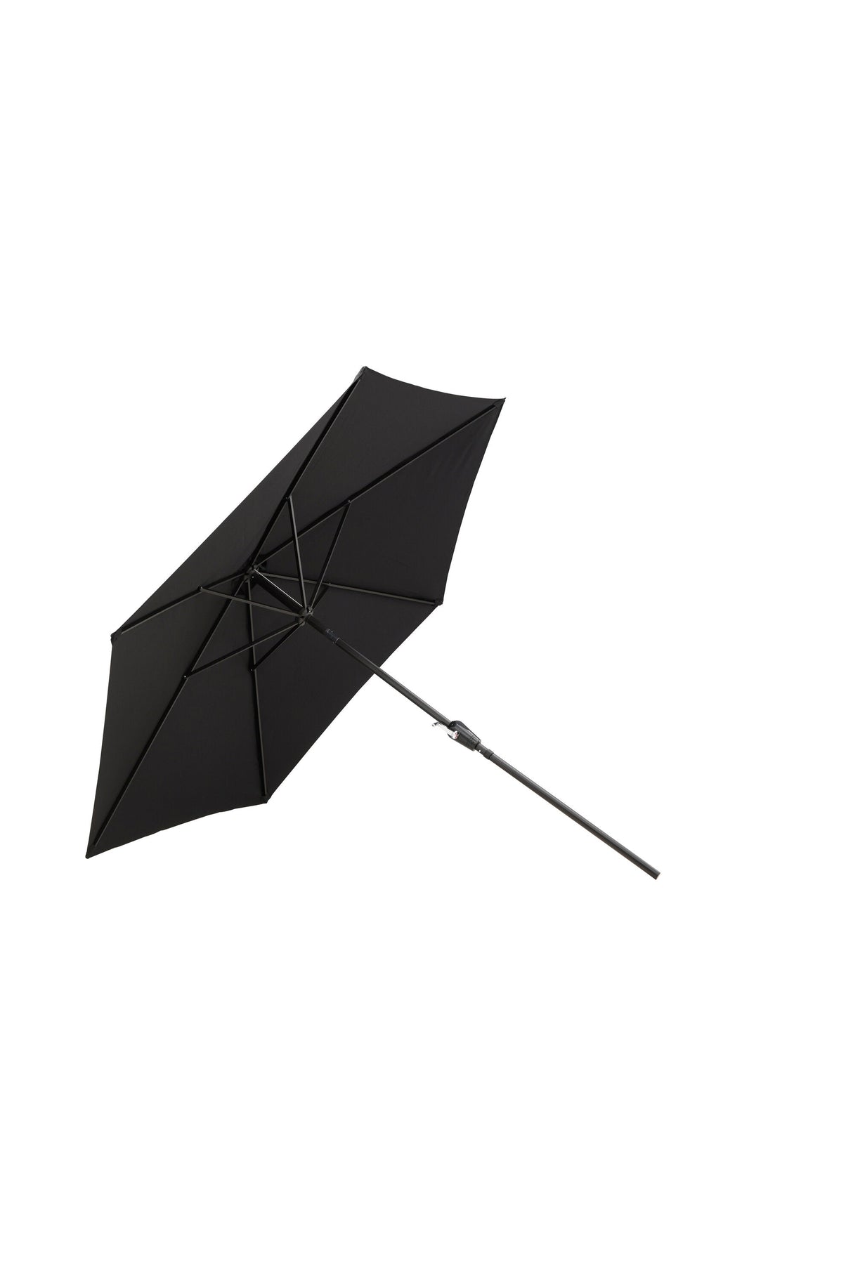 Leeds Sonnenschirm - schwarz/Polyester - Sonnenschirme - ALVAHOME