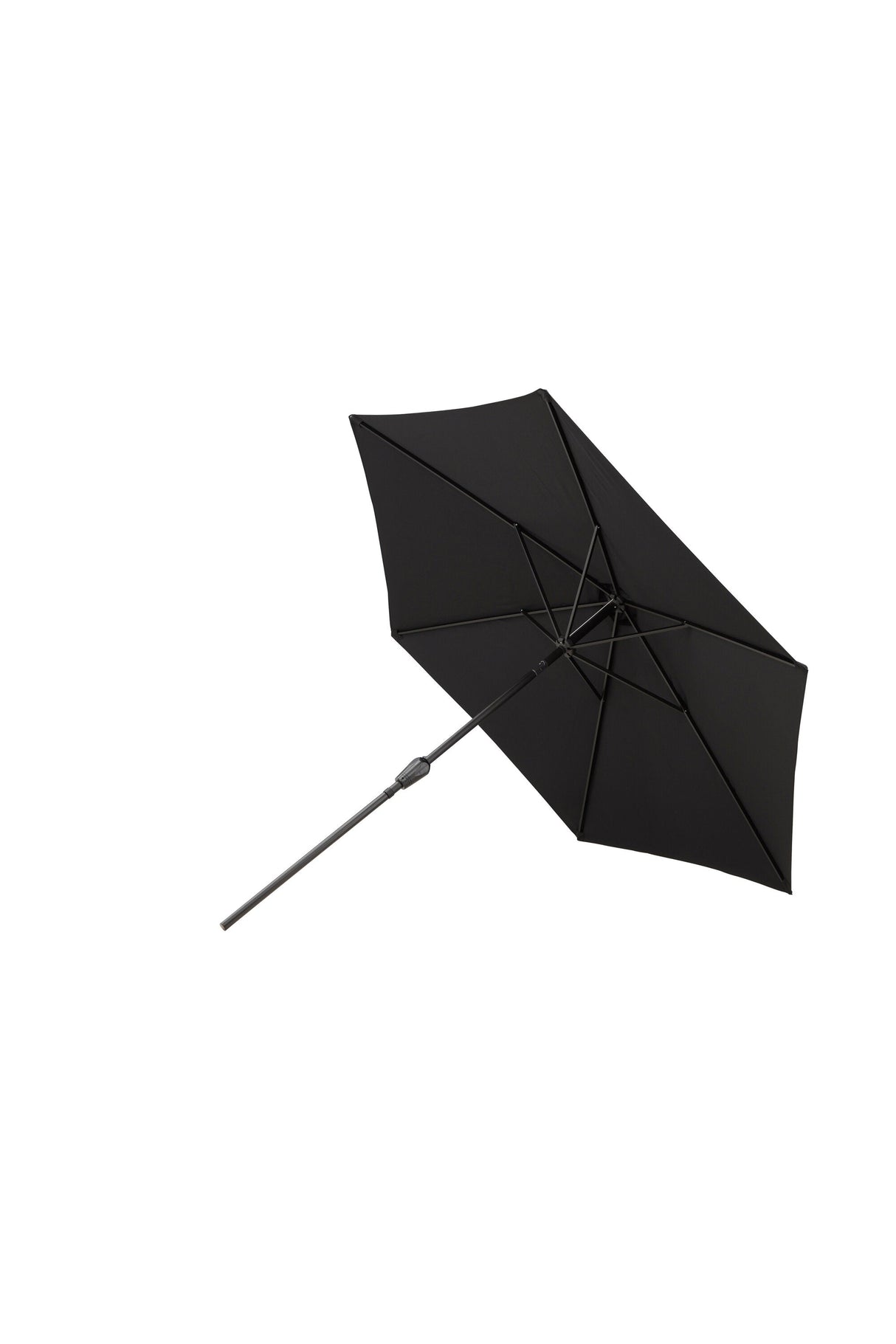 Leeds Sonnenschirm - schwarz/Polyester - Sonnenschirme - ALVAHOME