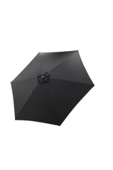 Leeds Sonnenschirm - schwarz/Polyester - Sonnenschirme - ALVAHOME