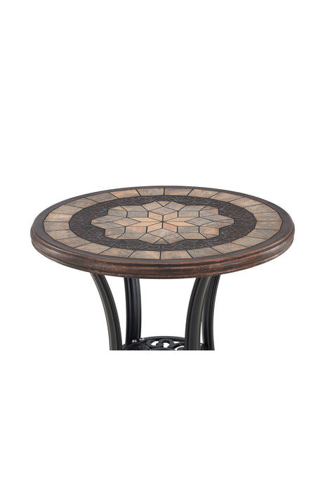 Leiria Outdoor - Tisch - braun/Aluminum - Outdoor - Tische - ALVAHOME