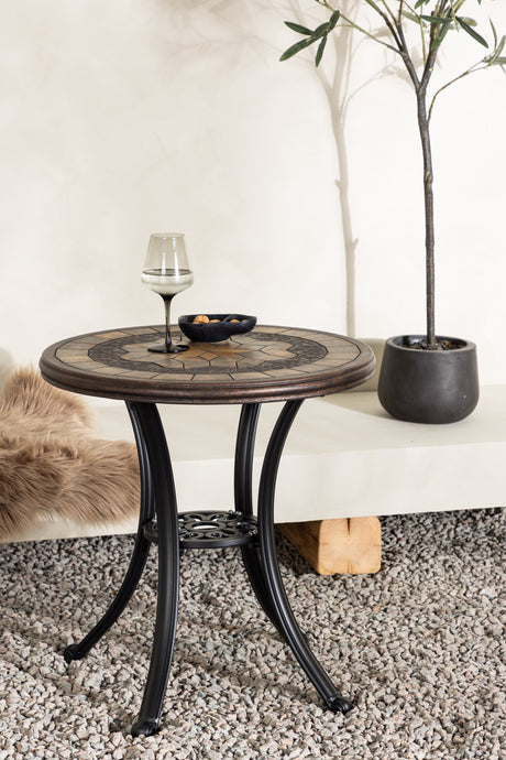 Leiria Outdoor - Tisch - braun/Aluminum - Outdoor - Tische - ALVAHOME