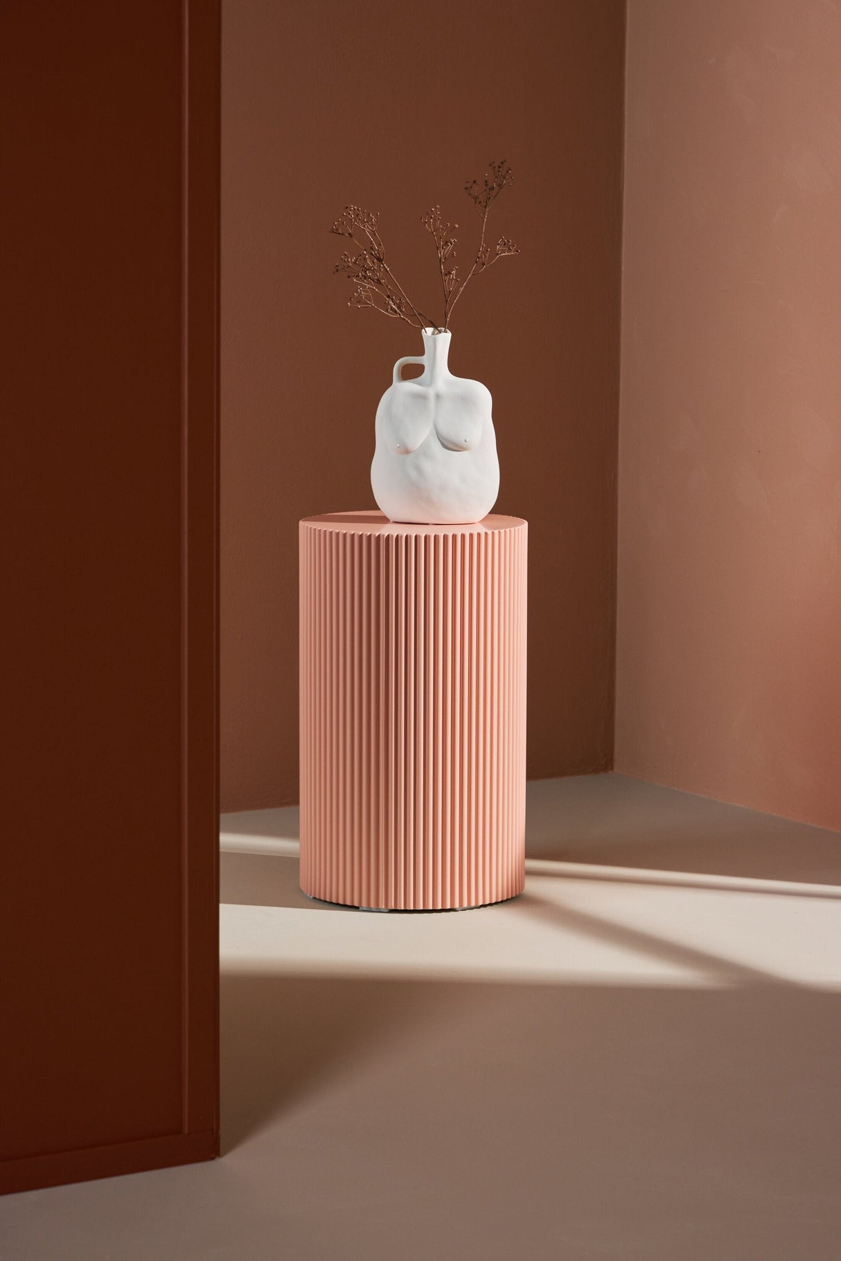 Lenox Beistelltisch - peach/MDF - Beistelltische - ALVAHOME