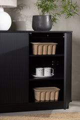 Lenox Schrank - schwarz/MDF - Schränke - ALVAHOME
