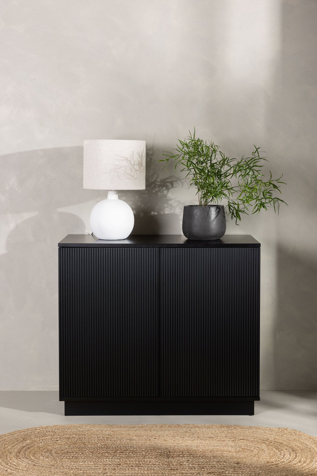 Lenox Schrank - schwarz/MDF - Schränke - ALVAHOME