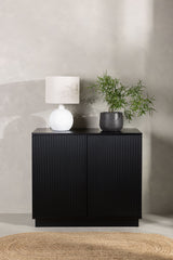 Lenox Schrank - schwarz/MDF - Schränke - ALVAHOME
