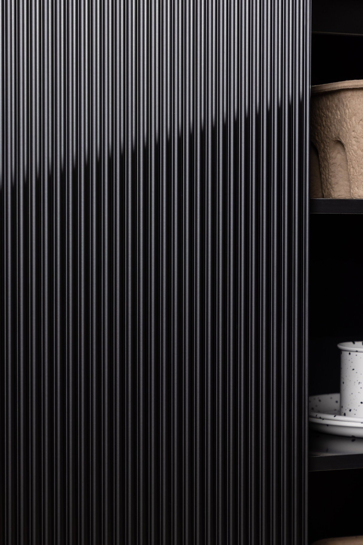 Lenox Schrank - schwarz/MDF - Schränke - ALVAHOME