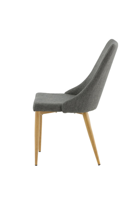 Leone Esszimmerstuhl - dunkelgrau/Polyester - Leinen - Essstühle - ALVAHOME