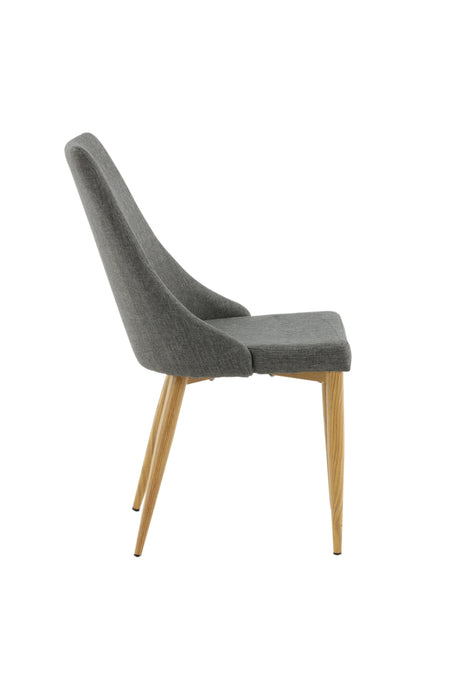 Leone Esszimmerstuhl - dunkelgrau/Polyester - Leinen - Essstühle - ALVAHOME