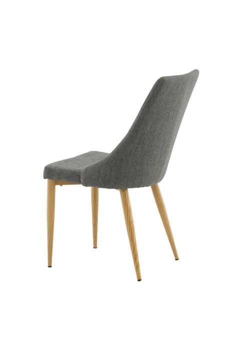 Leone Esszimmerstuhl - dunkelgrau/Polyester - Leinen - Essstühle - ALVAHOME