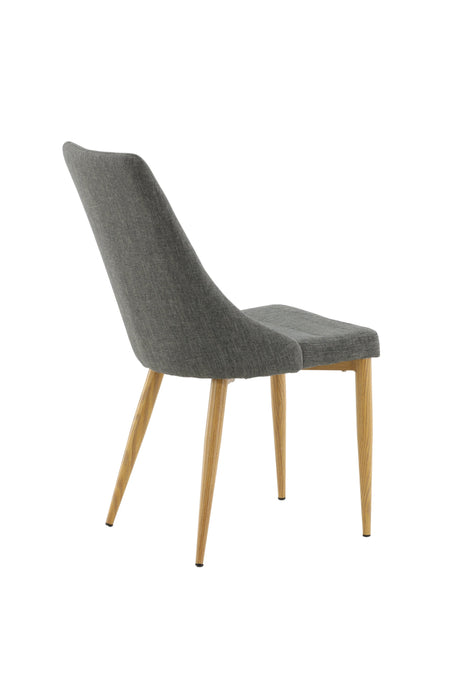 Leone Esszimmerstuhl - dunkelgrau/Polyester - Leinen - Essstühle - ALVAHOME